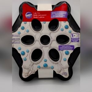 Christmas Baking Fun! NEW, Retired, Wilton Snowflake Cake Pan 🌲☃️ Fast shipping